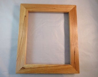 8x10 Spalted Yellow Birch Picture Frame SP2