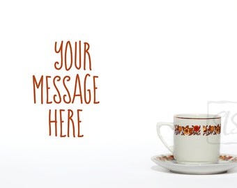 Vintage tea set Mockup Styled Stock Photography flowers coffee cup Background Desktop Wallpaper #212