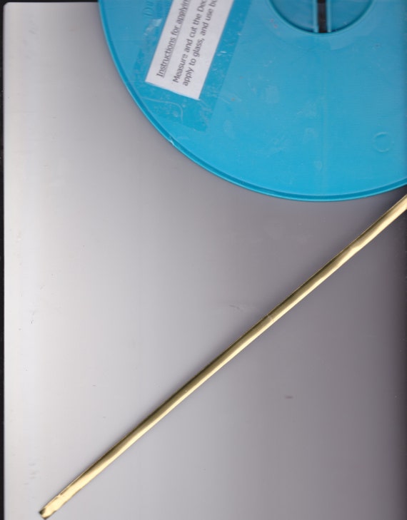 Decraled self adhesive lead strip BRASS color approximately 25 yards