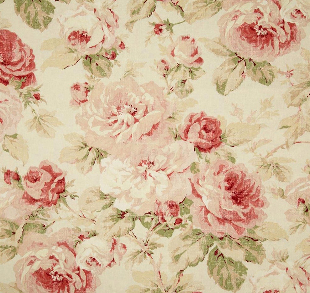 Cottage Chic Floral Curtains Shabby Chic by asmushomeinteriors