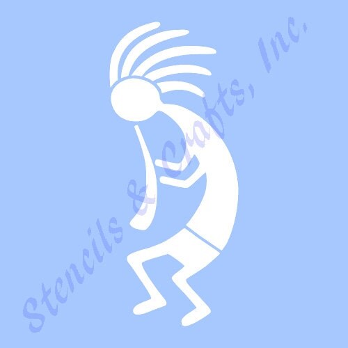 6 KOKOPELLI WESTERN STENCIL southwestern stencils by sunflower33
