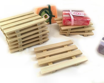 1 natural wood soap dish - handmade natural poplar wood - PROMOTIONAL LISTING - .45 cents