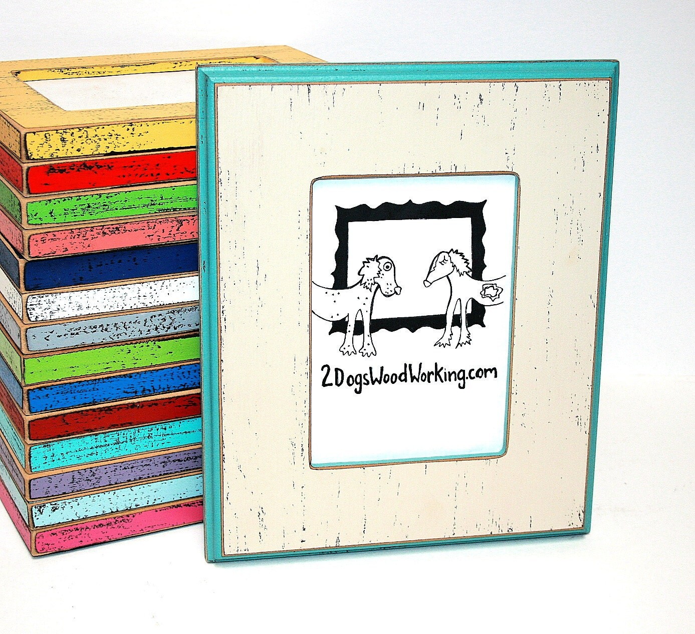 5x5 picture frame photo picture frame Square frame Colored