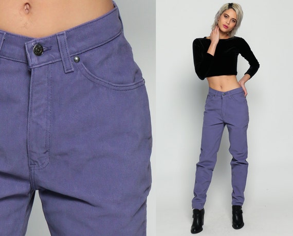 purple levi jeans