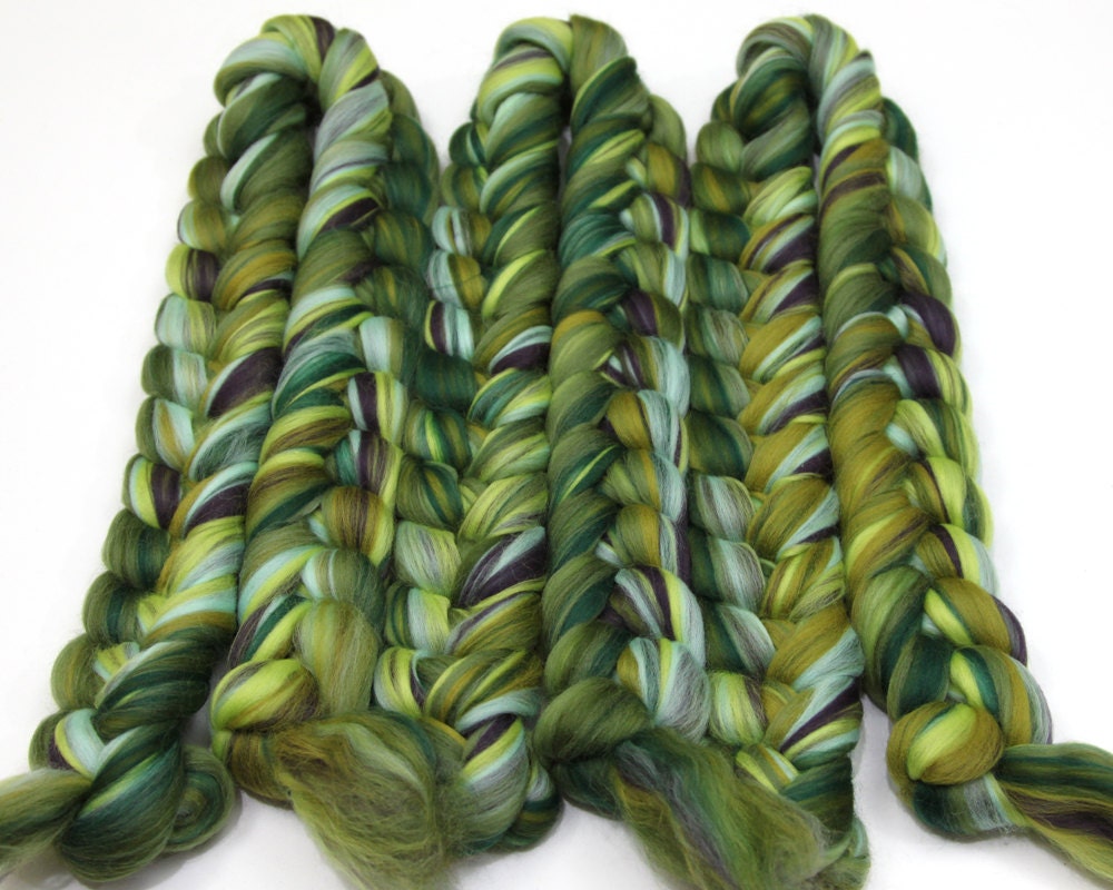 Merino Wool Roving top) Custom Blended Commercially Dyed