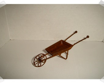 Rusty Mini Wheelbarrow/Fairy Garden/ Minis/ Craft Supplies*