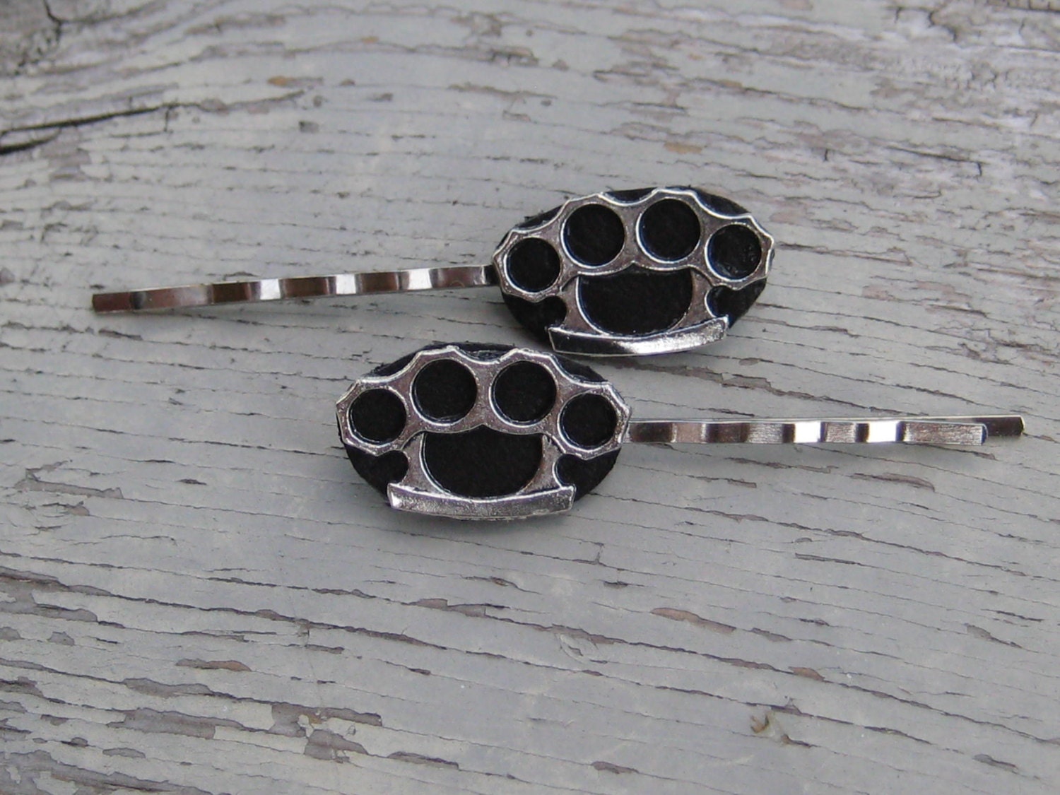 Bobby Pins Hair Pins Knuckle Duster Knuckle by SpoiledRockN