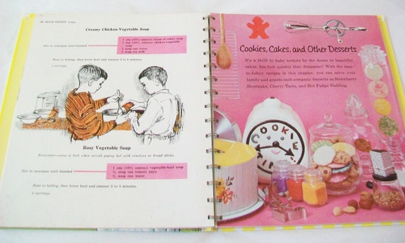 1960s Betty Crocker cookbook Boys and Girls Cook Book 1965