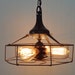 Western Electric. INDUSTRIAL Vintage LIGHT Shown with Edison Filament Bulbs