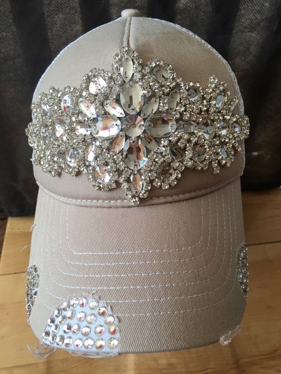 Women's Trucker Hat. Bling. Baseball Hat. by theuptowntrunk