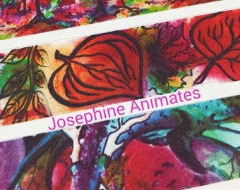 Clearance- Autumn Washi Tape Strips, Planner Washi Tape, Planner Decoration, Planner Stickers | Clearance