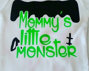 mommy's lil monster shirt