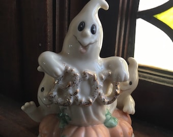 Vintage Halloween ghost figurine Lenox scary ghosts