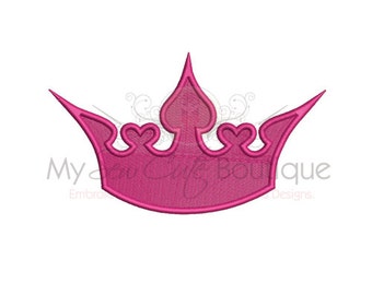 Crown Embroidery Design - Machine Embroidery Designs - 8 Sizes - Instant Download