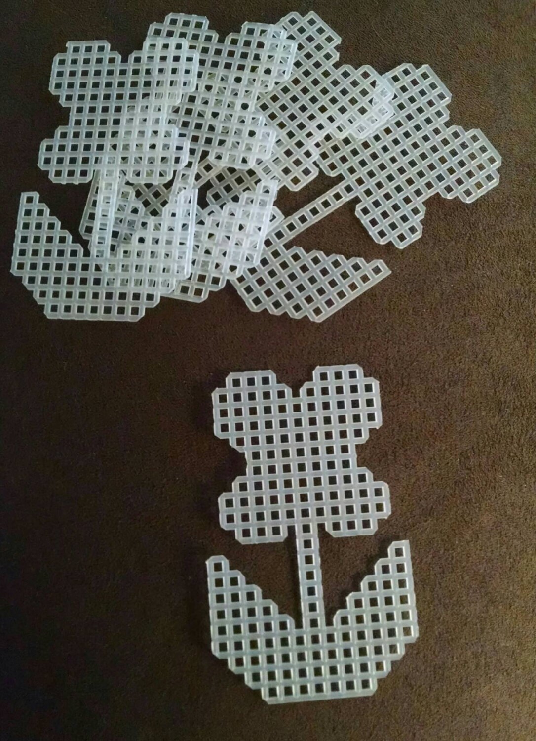 Plastic canvas cut outs