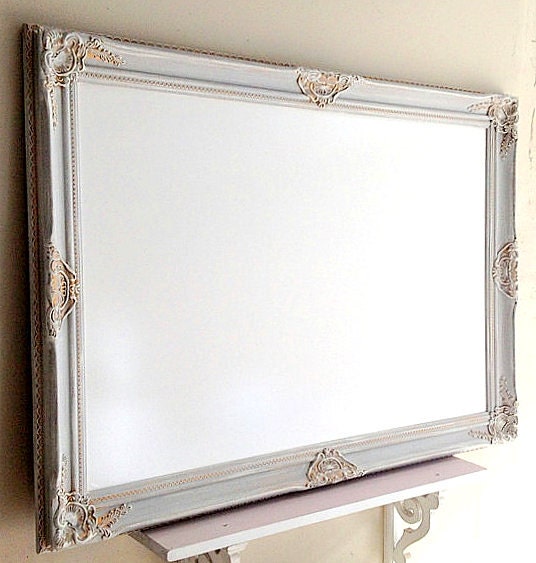 Large DRY ERASE BOARD Whiteboard Bulletin Board Gray Grey