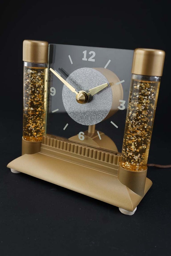 Vintage Motion Lighted Lava Lamp Clock by AtomicMartini on Etsy