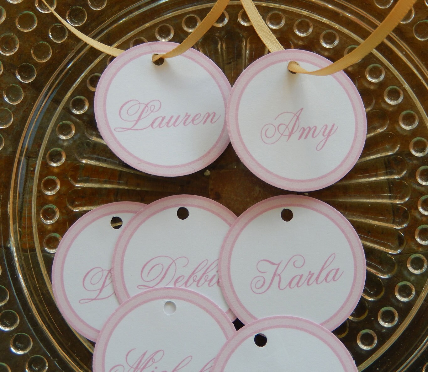 25 Place Setting Name Tags Weddings Showers For Cake