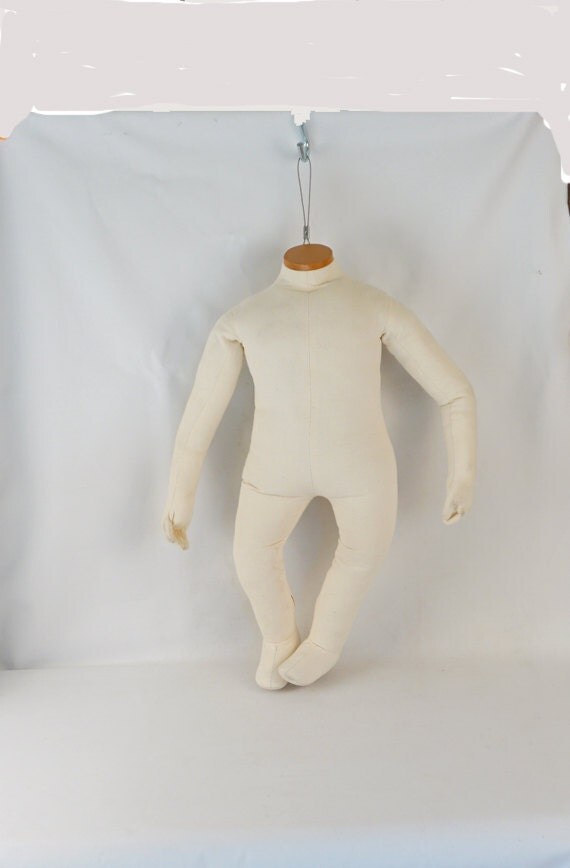 Child Hanging Mannequin Headless Soft Body Moveable Limbs Baby