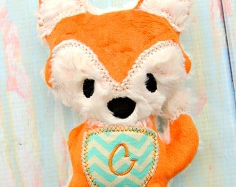 personalized fox stuffed animal