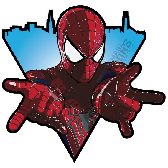 Sport Logo Spider-Man Vinyl Sticker