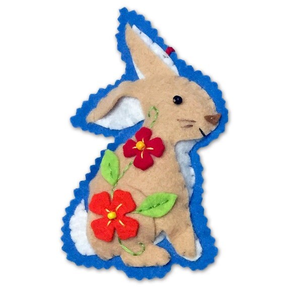 Woodland Animal Ornaments. Felt Ornaments by heidiboydwhimsykits