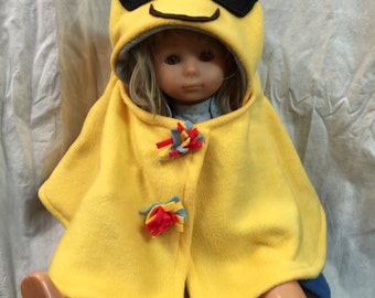 Emoji Baby Capelet Infant Costume Smiling with Sunglasses