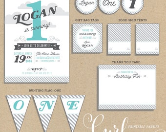 Printable Chevron Shower invitation chevron invitation