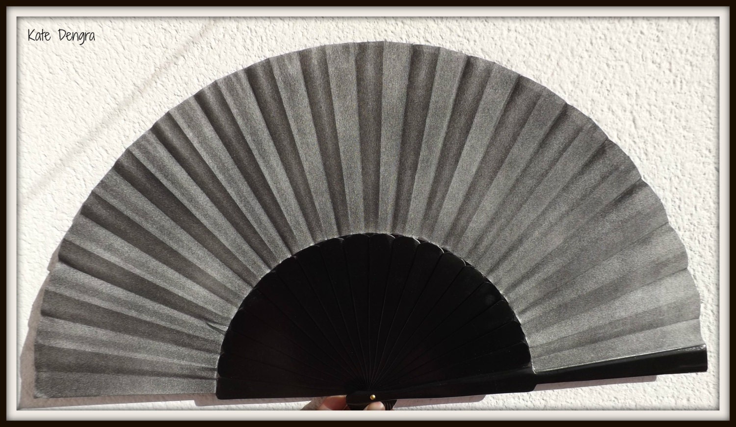 SUPERSIZE KITANA WEAPONS Hand Fan Wooden Handheld Folding Fan