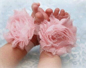 Newborn baby girl barefoot sandals Baby Girl Clothes Accessories for Baby Girl New Baby Gift