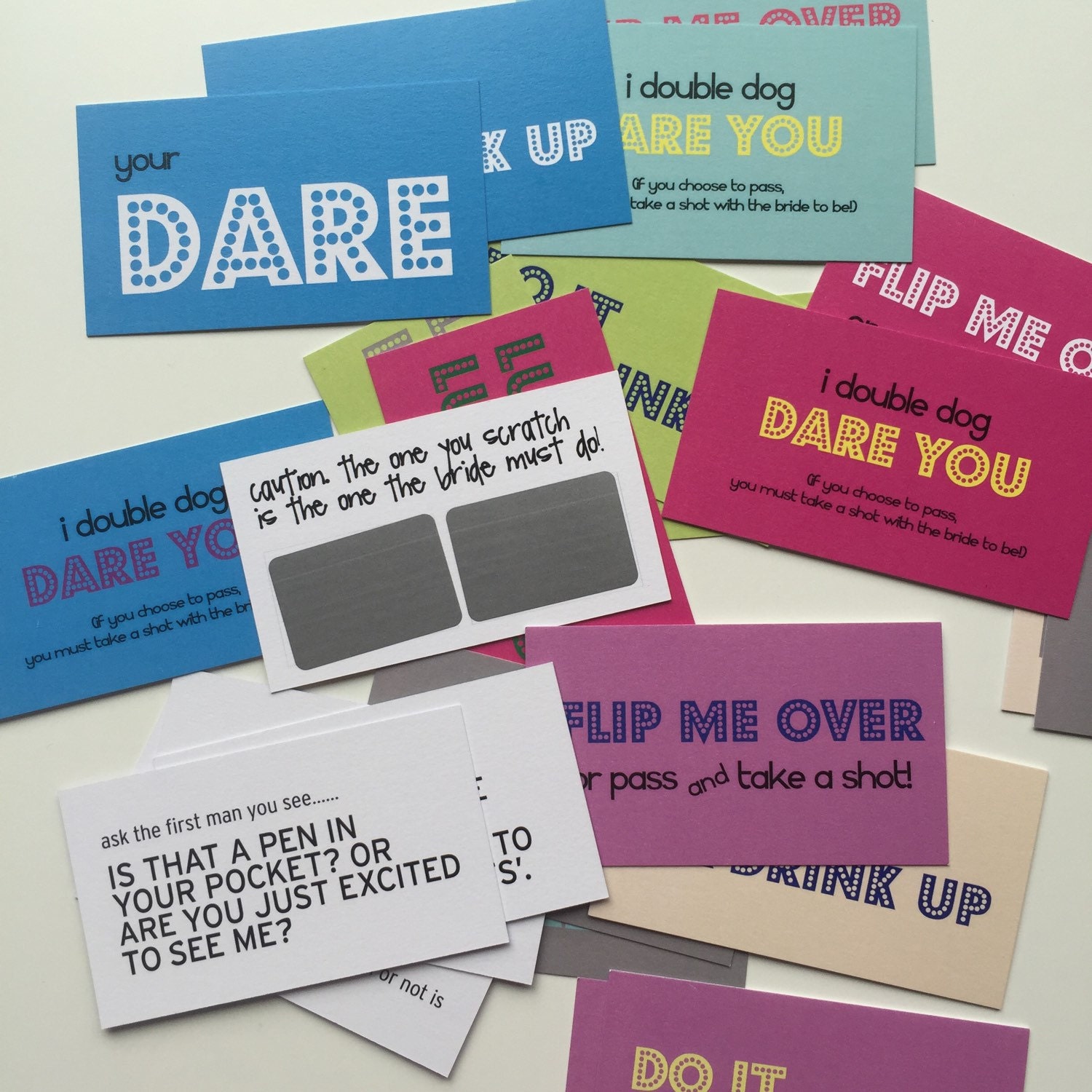 25 Dare Cards Bachelorette Party Pack v.1