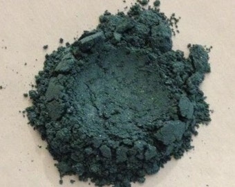 JUDY Teal Blue Mineral Eye Shadow Vegan All Natural Pure Customer Requested and Cruelty Free, Pigments, Eyes,Nails