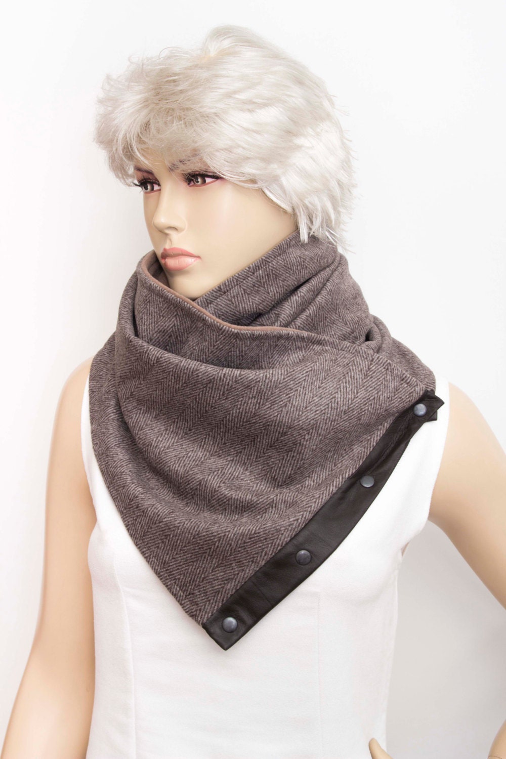 EXPRESS SHIPPINGMens scarf neckwarmer unisex winter by