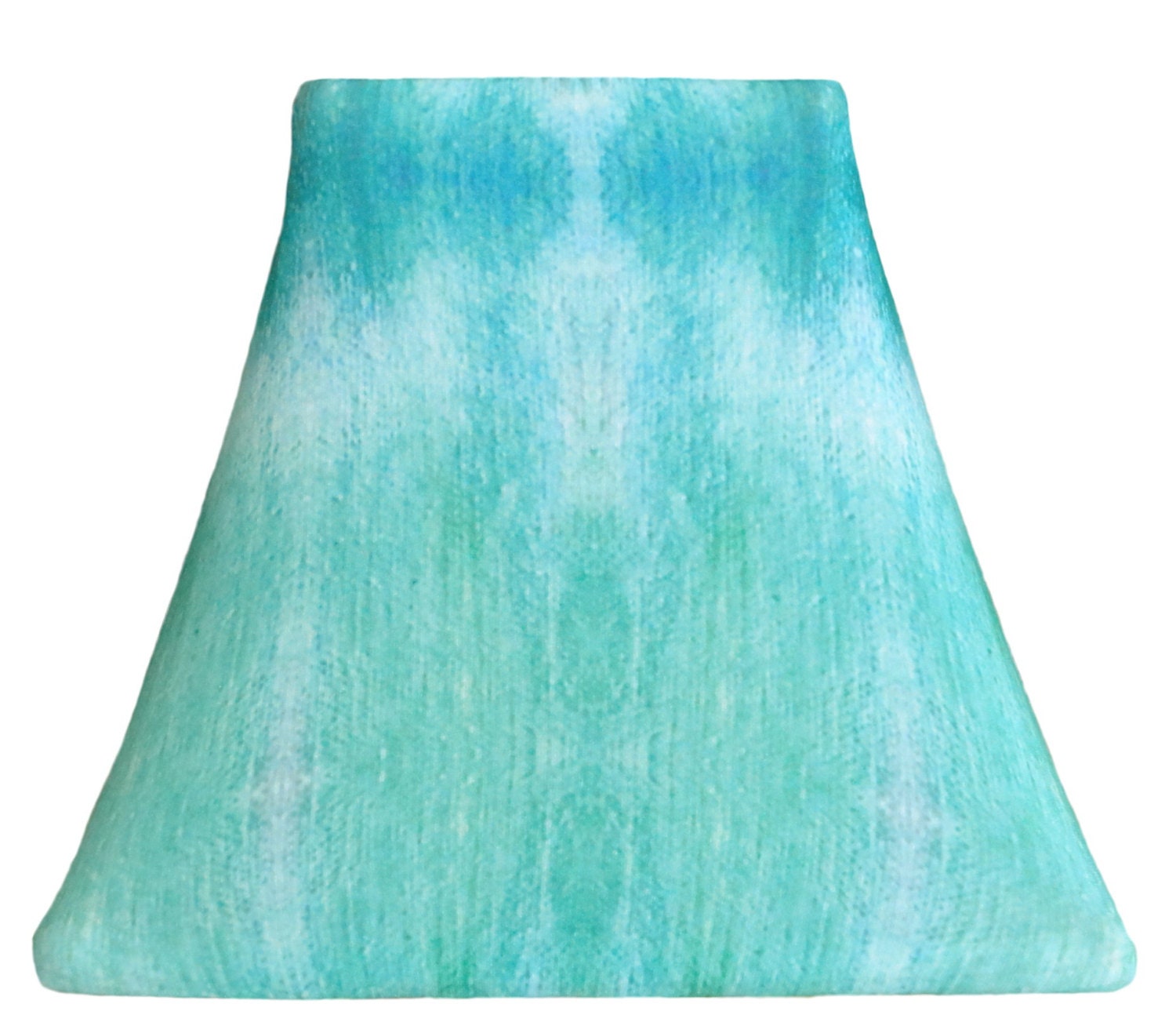 Aqua Tie Dye SLIP COVERS for lampshades