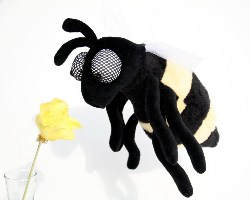 honey bee stuffed animal