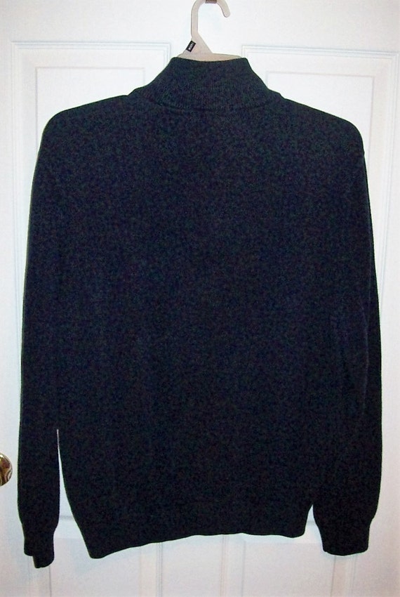 SAlE 60% Off Vintage Men's Navy Blue Striped Sweater by