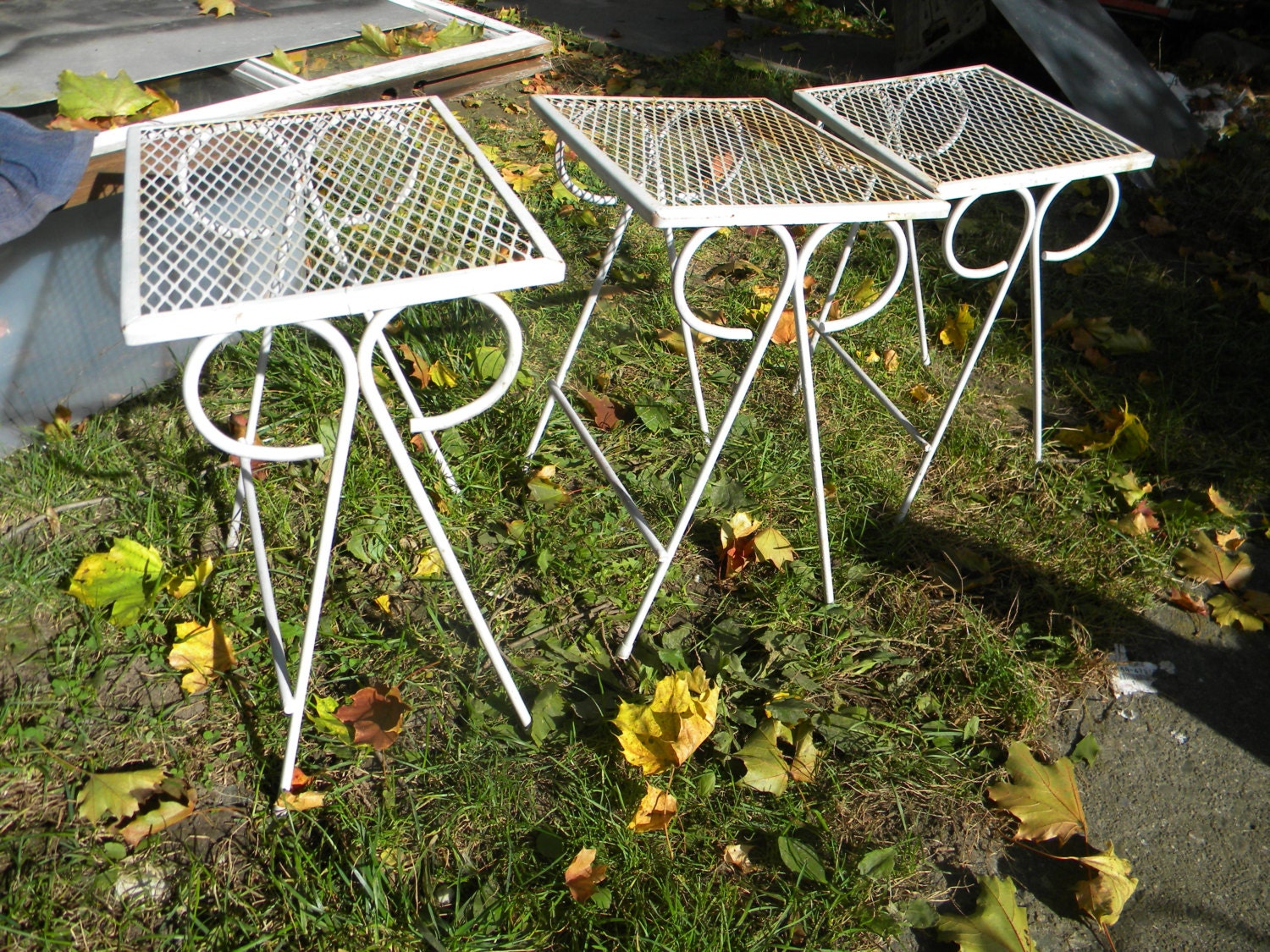 nice sturdy set of vintage 1960s 1970s mid century SALTERINI or WOODARD