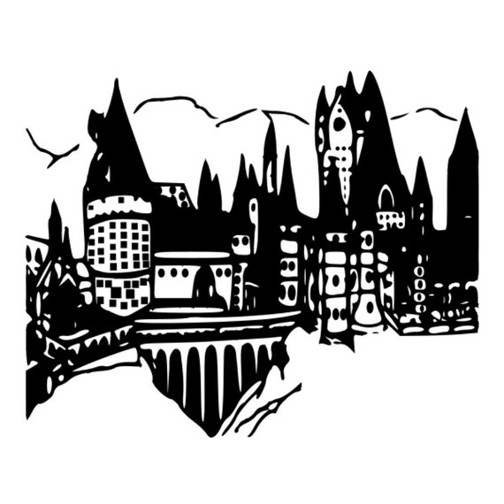 Download Hogwarts Castle SVG DXF Harry Potter Harry Potter