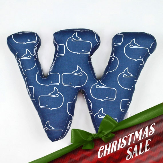 Decorative letter pillow