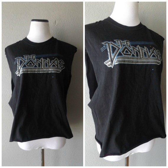 upcycled the donnas band t shirt cut band upcycled the donnas band t shirt cut band