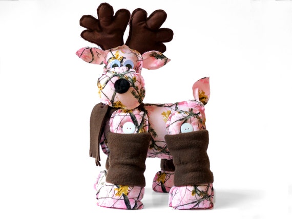 pink camo stuffed animals