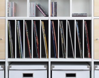 DVD / Bluray Einsatz für Ikea Expedit Regal / SCHWARZBRAUN DVD / Bluray Einsatz für Ikea Expedit Regal / SCHWARZBRAUN