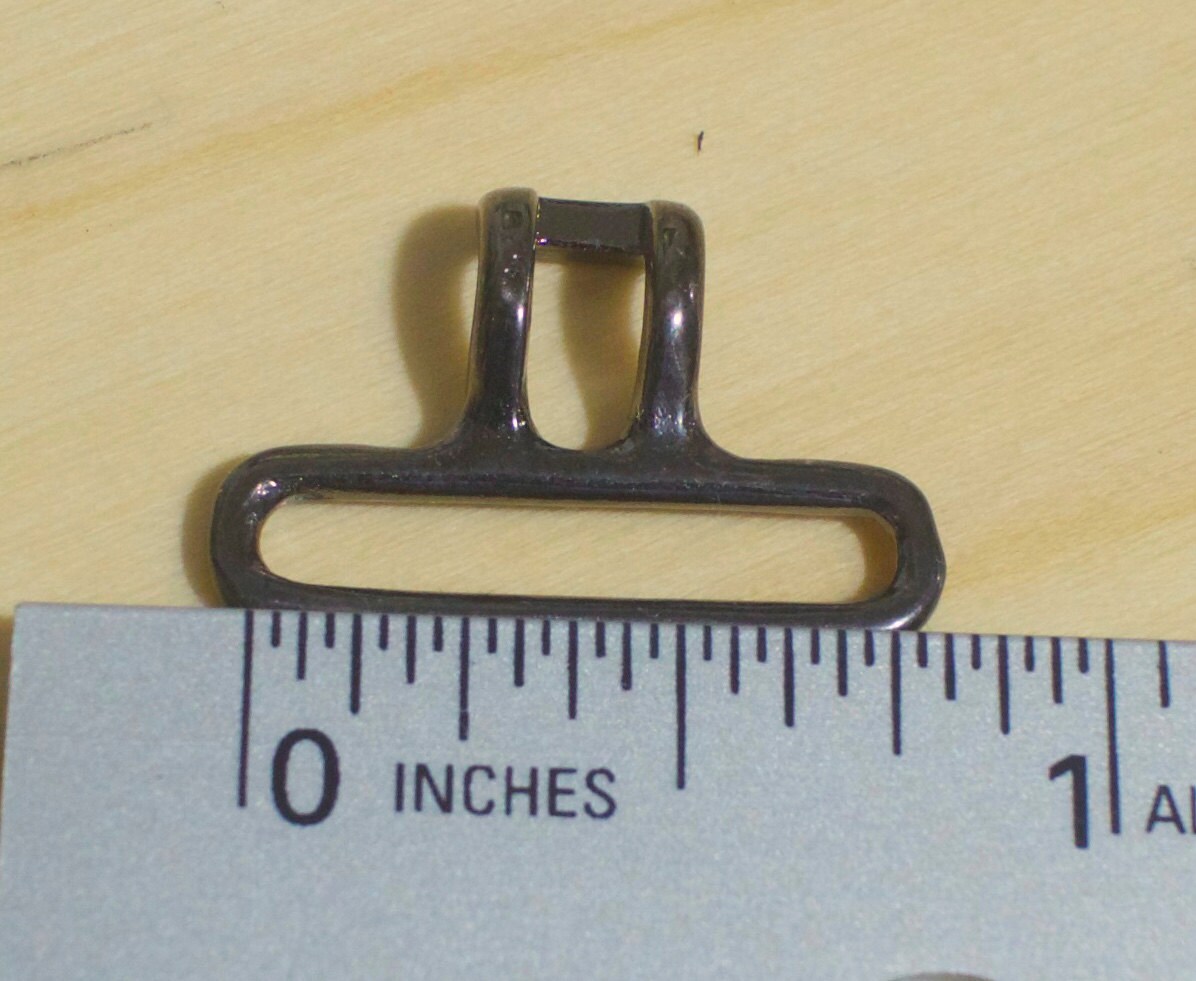 Bow tie hook and eye clasp with slide adjuster 10 sets