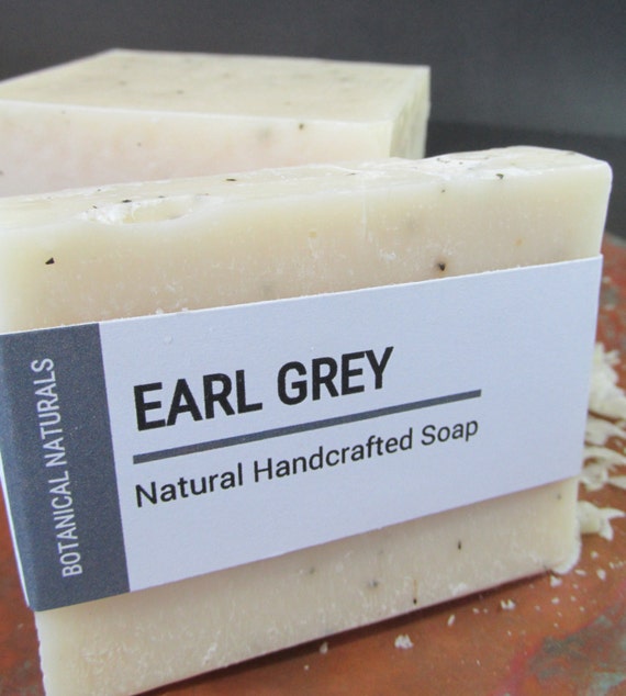 Earl Grey Essential Oil Soap Black Tea & by BotanicalNaturals