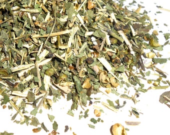 FIGWORT HERB, Organic - Scrophularia Nodosa - Throatwort, Carpenter Square, Kernelwort, Deilen Ddu, Rose Noble, Herbe du Siège - Useful Tea