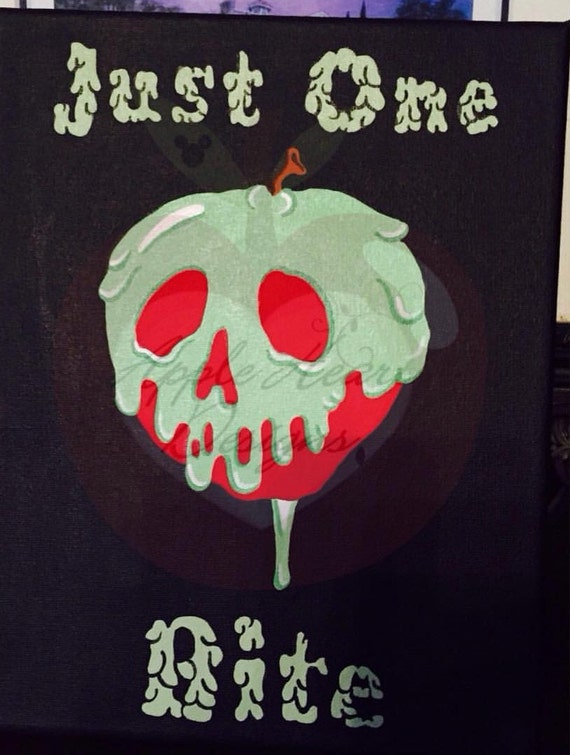 Download Just One Bite Snow White Poison Apple Inspired 3D Canvas