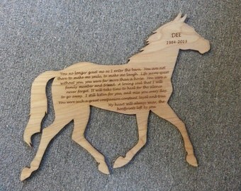 willow tree horse plaque