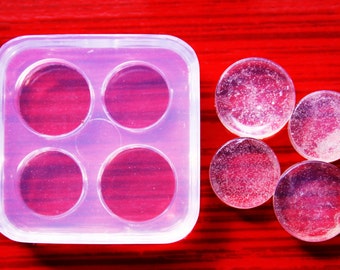 Multi Ear gauges and ear tunnels clear silicone mold for Make at home resin plugs SIZE: {1-pair22mm}{1 pair25mm}(1-96)