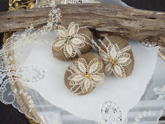 682 New rustic decor etsy 107 Easter Eggs Easter Decor Rustic Egg Table Decoration   set of 3. 