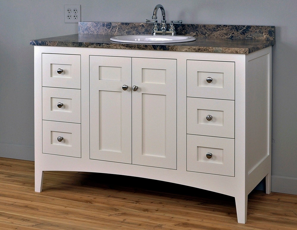 Mission Style Bathroom Vanity Cabinet